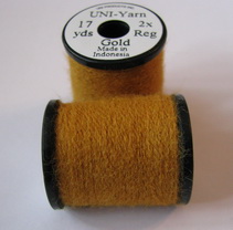 UNI- Yarn 17 yds 2x gold